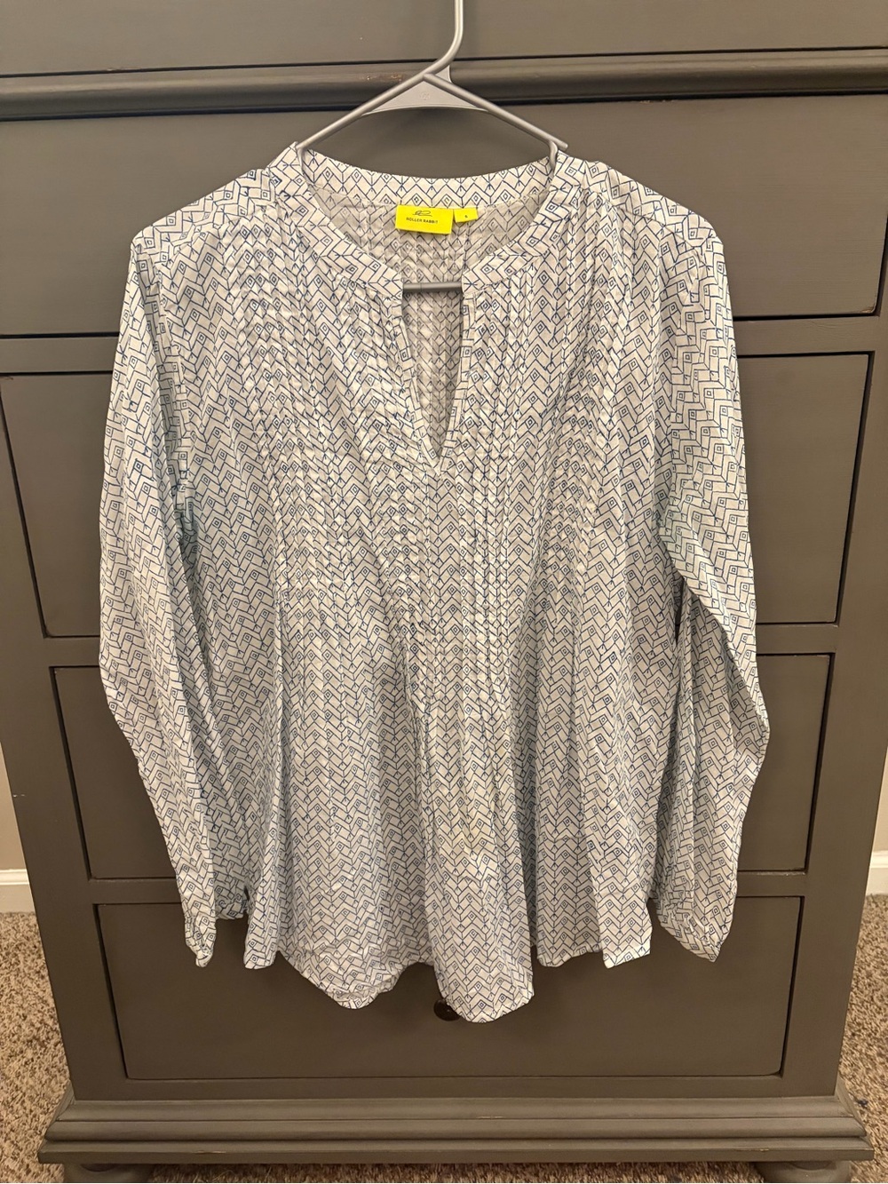 Roller Rabbit long-sleeved cotton top, size S